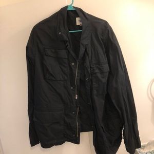 Old Navy black military jacket